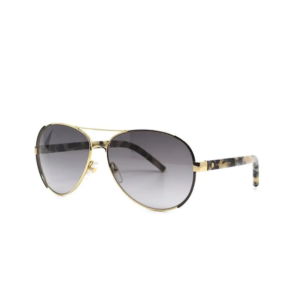 MARC JACOBS 66/S UCEIC GOLD/BLACK GREY GRADIENT AVIATOR SUNGLASSES - Picture 1 of 9